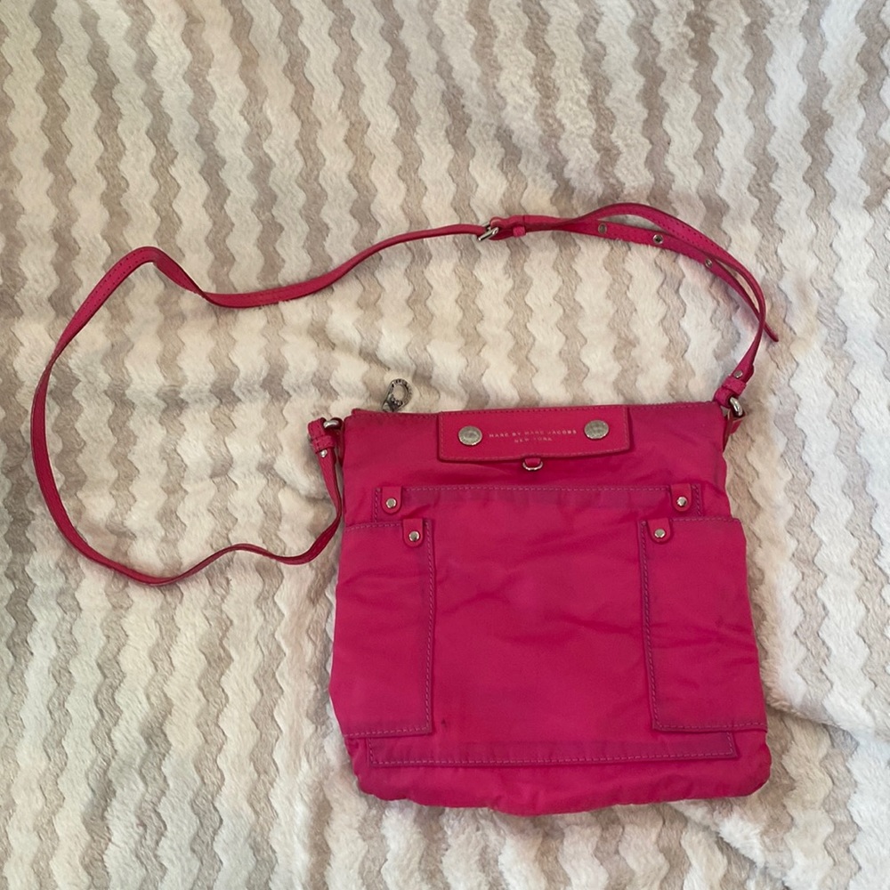 Marc Jacobs Pink Nylon Crossbody Bag